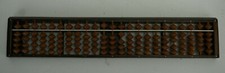Vintage Wood Japanese Soroban Abacus 23 Column 115 Beads