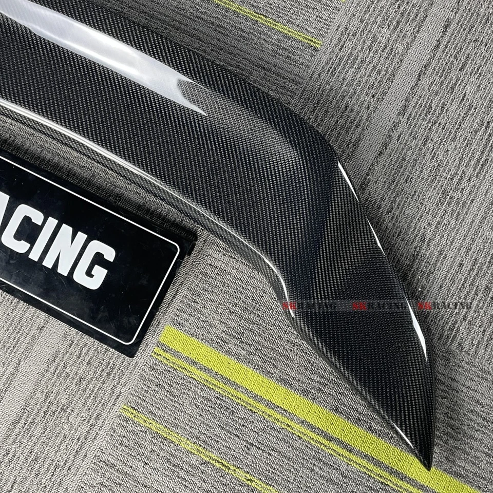 Para 2009-2018 VW Volkswagen CC porta-malas traseiro de fibra de carbono real spoiler asa labial - Imagem 4 de 4