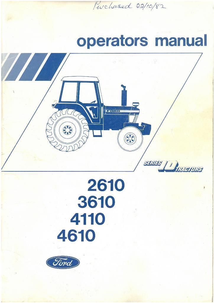 Ford 1210 Tractor Parts Operators Manual Owners Set Catalog Assembly Book 616695752348 | eBay