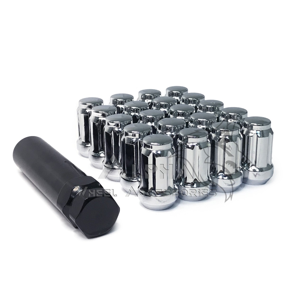 20 Chrome 6 Spline Lug Nuts For Toyota Lexus 12x1.5 Fits Camry