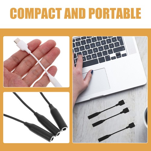 6 Pcs -C-Audioadapterkabel -Stereo -Adapter Ladeadapter Für Kopfhörer - 第 7/12 張圖片