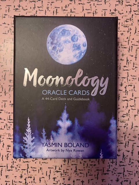 Moonology Oracle Cards A 44 Card Deck And Guidebook By Yasmin Boland 
