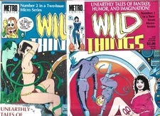 WILD THINGS #1-#2 SET (NM-) HIGH GRADE COPPER AGE METRO COMICS, JOHN WORKMAN