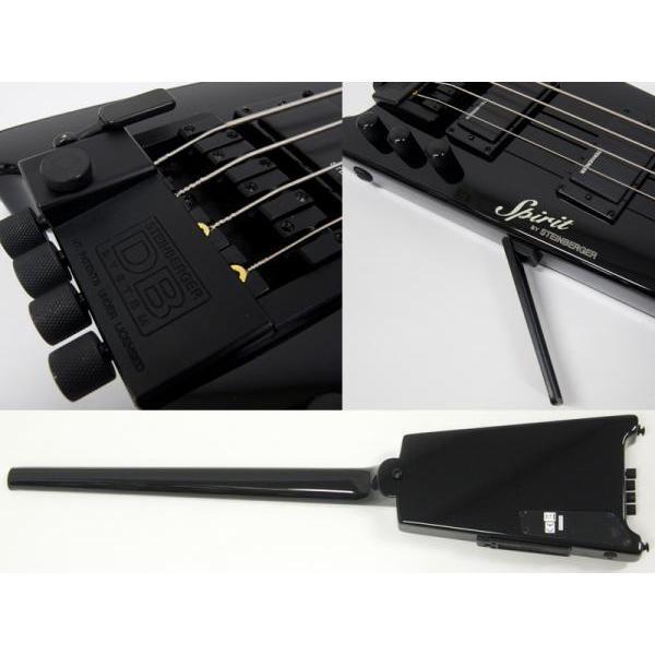 STEINBERGER Spirit XT-2 DB BK Black headless bass electric bass