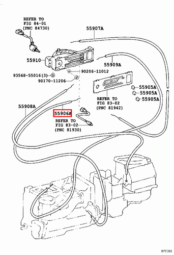 Genuine Toyota LandCruiser 79 78 Series VDJ HZJ Heater Direction Control Cable - Picture 6 of 9