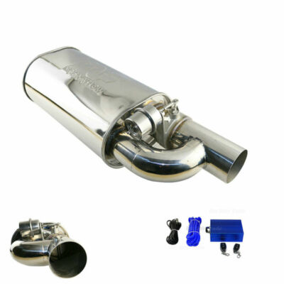 2.5'' Tip On Single Exhaust Muffler Valve With Wireless Remote Controller