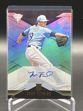 Josh Fleming 2021 Panini Chronicles Titanium RC Auto #19 Tampa Bay Rays