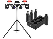 Chauvet DJ Gig Bar Move Plus ILS  D-FI XLR Pack Bundle