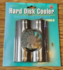 3.5" (3-1/2) Hard Drive Cooler Vintage NOS NIB w/ LP4 Connector Adapter 20 CFM