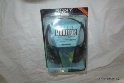 NEW Vintage 1993 SONY MDR V100 MK2 Dynamic Stereo Monitor Series Headphones