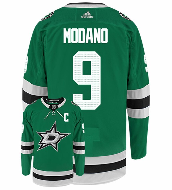 Mike Modano Dallas Stars Adidas Authentic Home NHL Vintage Hockey