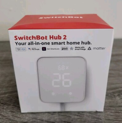 SwitchBot Hub 2 (2nd Gen), work as a WiFi Thermometer Hygrometer, IR Remote.