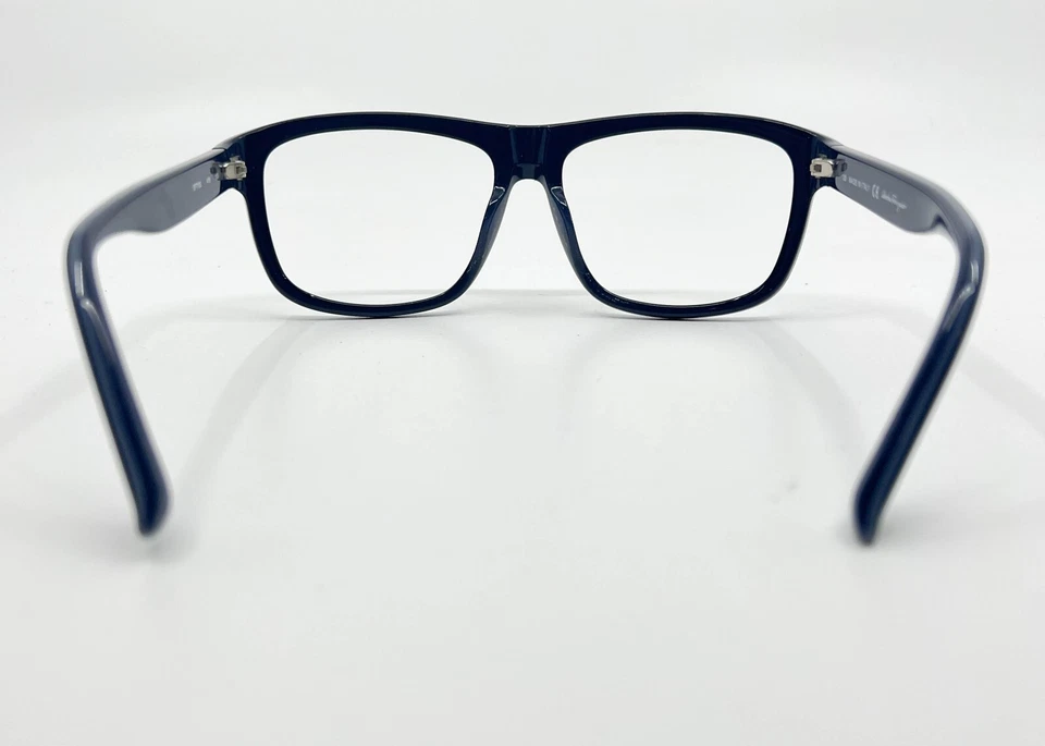 Gafas de sol Salvatore Ferragamo SF710S monturas azules envolventes para hombre 5458 Foto 4 de 4