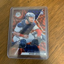 Ryan Jeffers 2021 Panini Mosaic Red Reactive Rookie 269 Minnesota Twins