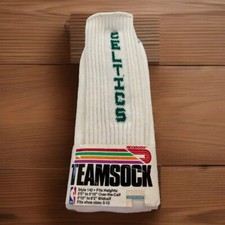 Men NBA Ridgeview Boston Celtics Team Socks Over the Calf 10-13 USA 80s Acrylic