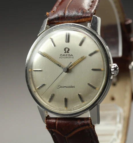Vintage 1966 [Exc+5] Omega Seamaster 165.002 34mm Automatic Silver Men's Cal.552