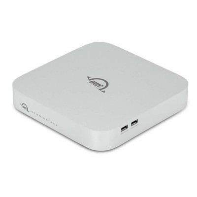 OWC StudioStack Thunderbolt 5 8TB M.2 SSD NVMe 0TB HDD 80Gb/s Dock + USB-A
