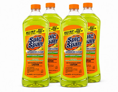 Spic and Span Citrus Multi-Surface Floor Cleaner 34 oz 4 Pack