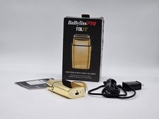 BaBylissPRO FOILFX02 Cordless Gold Metal Double Foil Shaver FXFS2G