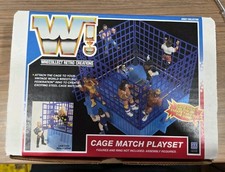 Playset Cage Match per anelli retrò WWF Hasbro o Mattel