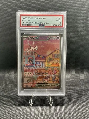 2023 Pokemon SVP en Mew EX #053 Promo 151 Ultra Premium Collection PSA 9