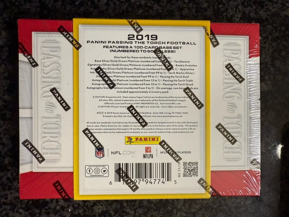 2019 Panini Passing The Torch PTT Sealed Hobby Box with 3 Auto's - Image 2 of 2