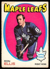 1971-72 OPC O-Pee-Chee AS IS LOW GRADE Ron Ellis Toronto Maple Leafs #113