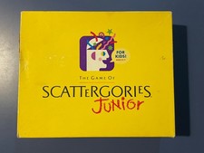 Scattergories Junior Game Milton Bradley 1989 Complete