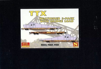 el Train 1 / Flachwagen TTX mit Brückenladung [0398302260]