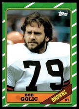 Bob Golic 1986 Topps #194 Cleveland Browns 32055 Football Card