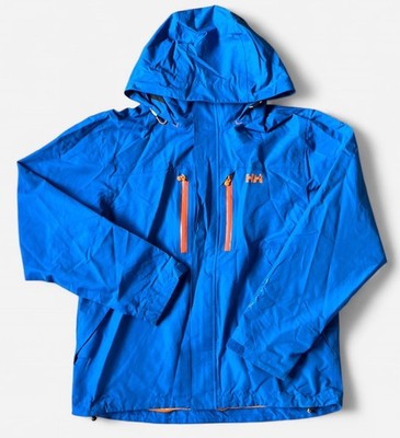 Helly Hansen Helly Tech Protection Herren Blau Regen Mantel Jacke - Medium