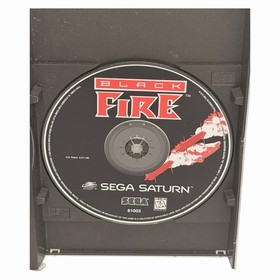 Black Fire (Sega Saturn, 1995) CIB Complete w/ Manual + Reg Card Tested