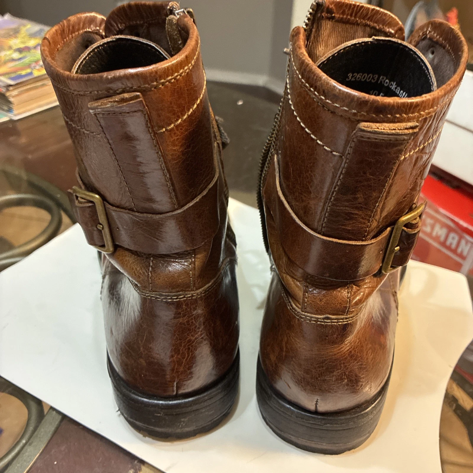 Stivali uomo Converse rari Vibram 326003 Rockastle alti in pelle 10 5 ottimi ?