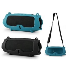 Silicone Protective Case with Shoulder Strap For JBL Charge 6 Bluetooth Speaker