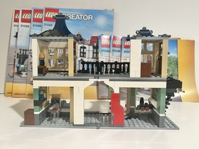 LEGO Creator 31026 Bike Shop Cafe & 31036 Toy Grocery Set Modular City Lot READ