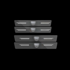 Lot de 4 protections de seuil de porte transparentes pour Dacia