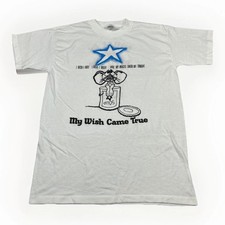 Vintage 80s My Wish Came True Braces T Shirt Mens Large USA Made Funny Dental