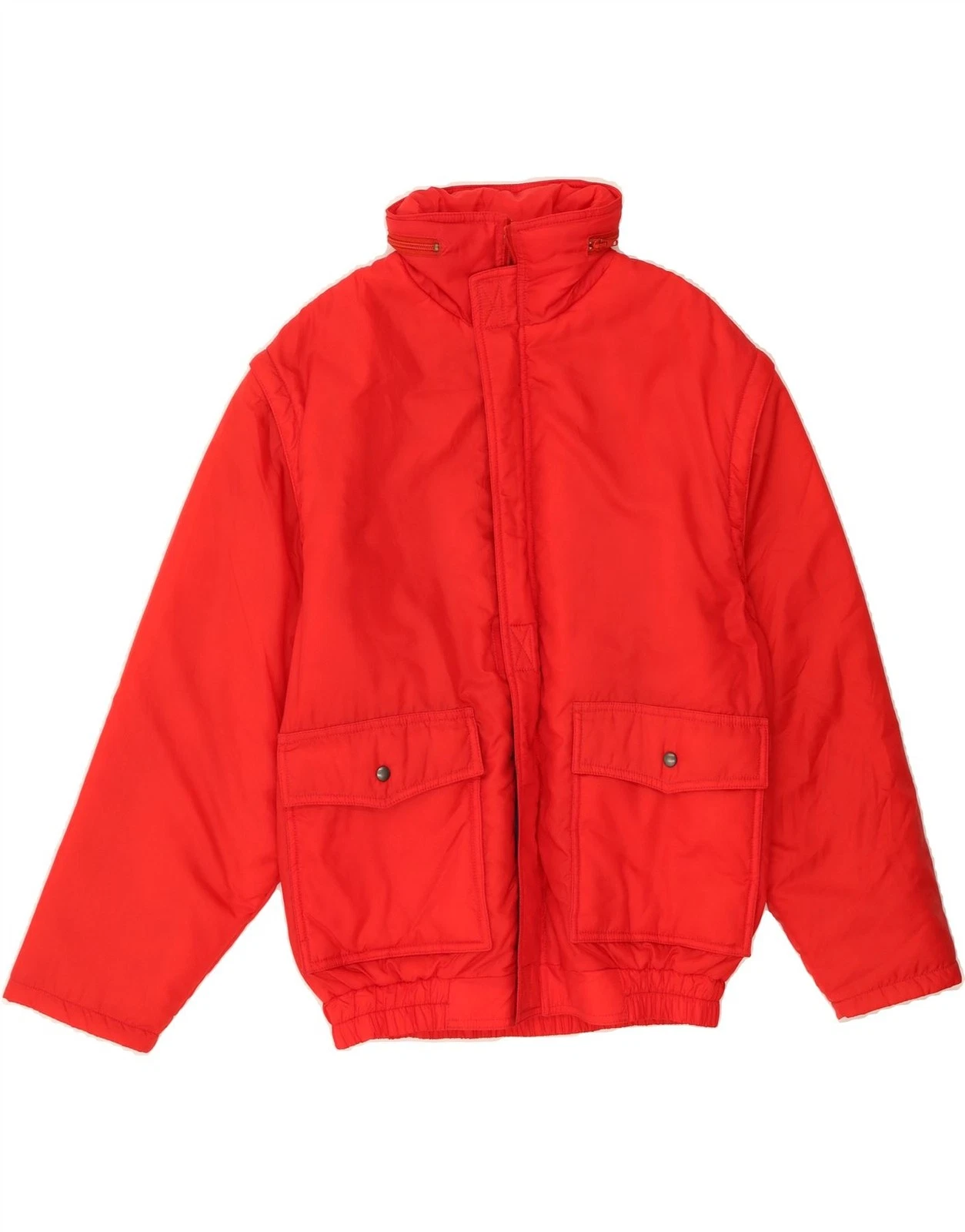 VINTAGE Mens Windbreaker Jacket UK 44/46 XL Red Polyamide DM11