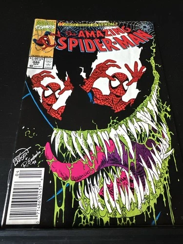 The Amazing Spider-Man #346 Newsstand Variant (Marvel Comics April 1991)