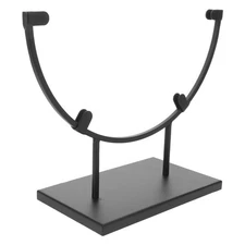  Round Metal Display Stand: 10 inch Fused Glass Art Base Holder - Plate Stand