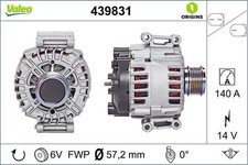 Alternator valeo für AUDI Q3 2.0 TFSI 439831