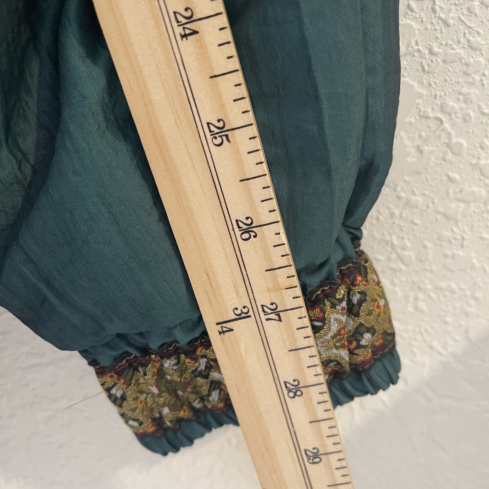 Vtg Izzi Patchwork Puffer Jacket Size M Multicolo… - image 10