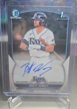 2023 Bowman Chrome - Prospect Autographs Brett Wisely #CPA-BW (AU, RC)