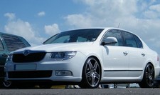 Frontlippe passend für SKODA SUPERB 2 II 2008-13  vor Facelift - grundiert