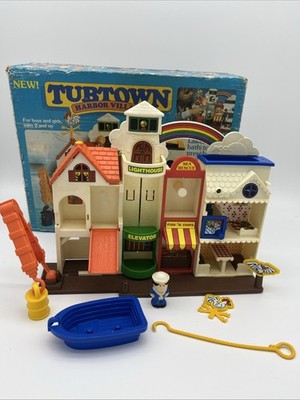 Vintage 1982 Lakeside Tubtown Harbor Village 5505 Incomplete