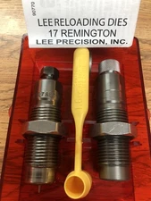Lee Precision 17 Remington Reloading Die Set 2 Die Set 90770 New