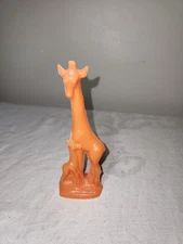 Vintage Zoo Animal Mold-a-Rama Blow Mold Plastic Giraffe Milwaukee County Zoo