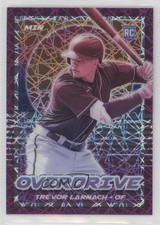 2021 Panini Chronicles Overdrive Purple Velocity Prizm Trevor Larnach #23 d8g