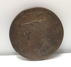 1843 1C Petite Coronet Head Large Letters US Large Cent Ungraded Uncertified — photo 1