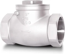 3" NPT Horizontal Check Valve, Stainless Steel Non Return Swing 3"-NPT 